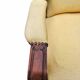 Voltaire armchair in walnut