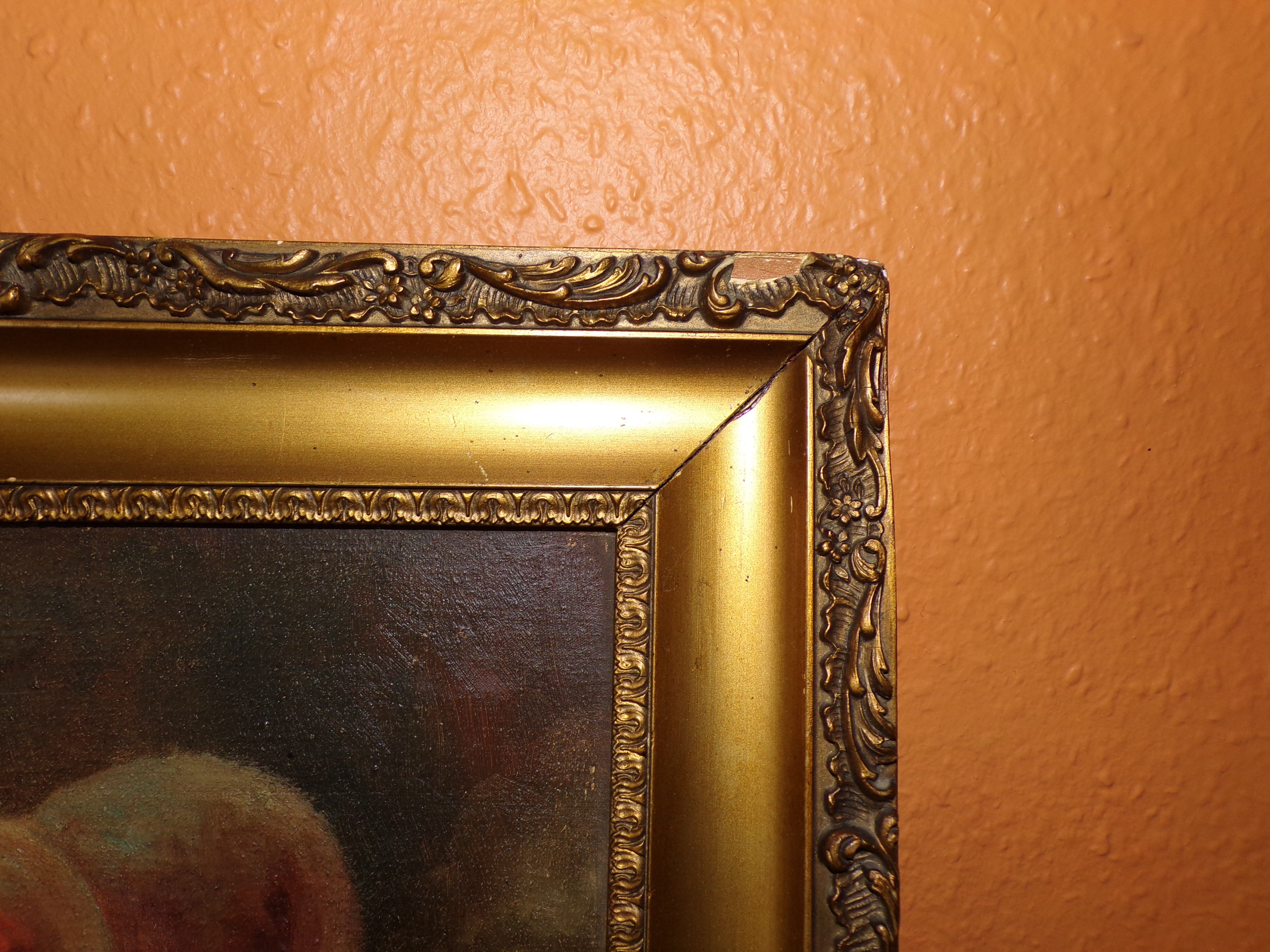 Oil on still life painting panel