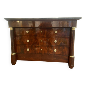 Commode en acajou Epoque empire