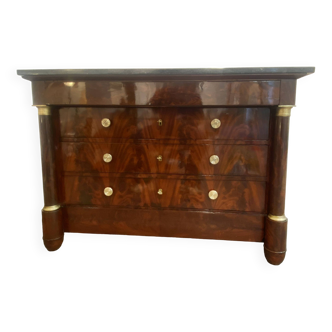 Mahogany chest of drawers - Empire Period