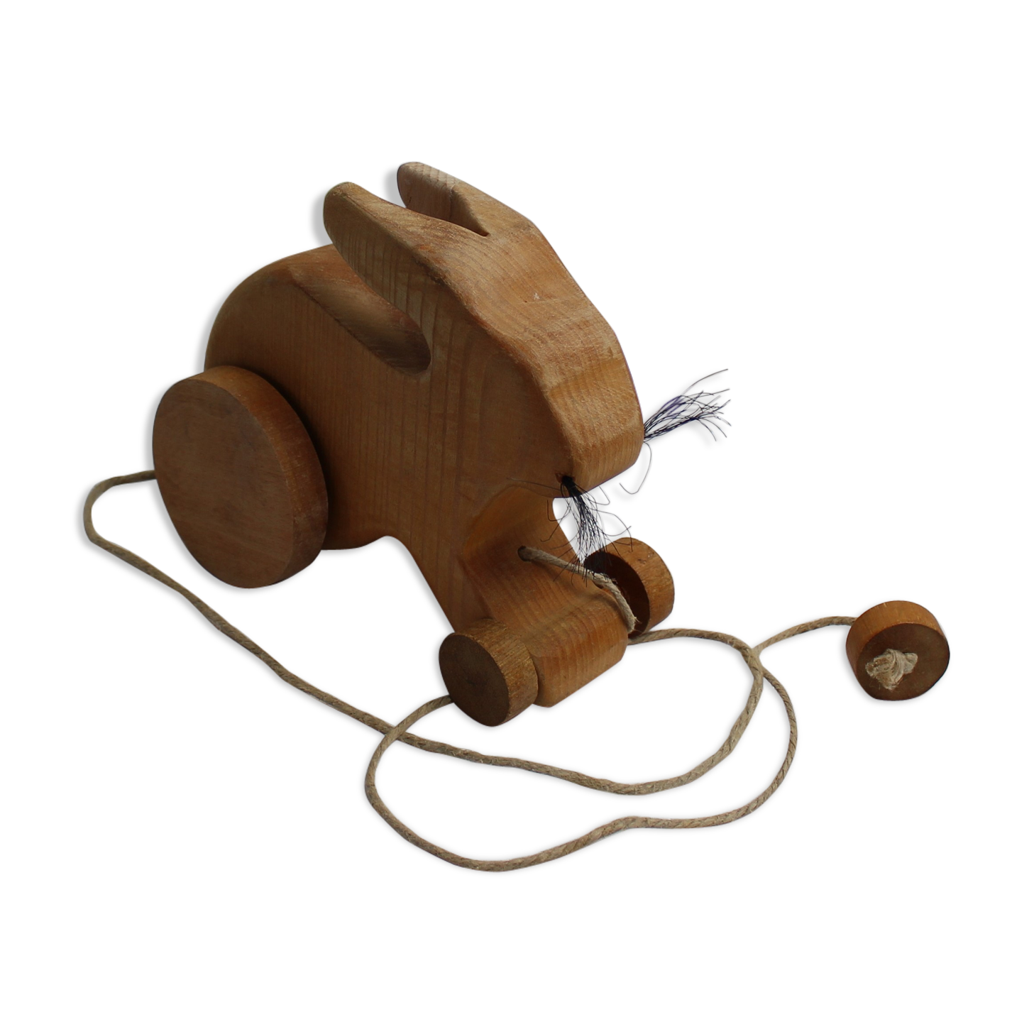 Old wooden rabbit to shoot