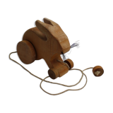 Old wooden rabbit to shoot