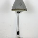 Large Grey Industrial Workshop Table Lamp, 1960s