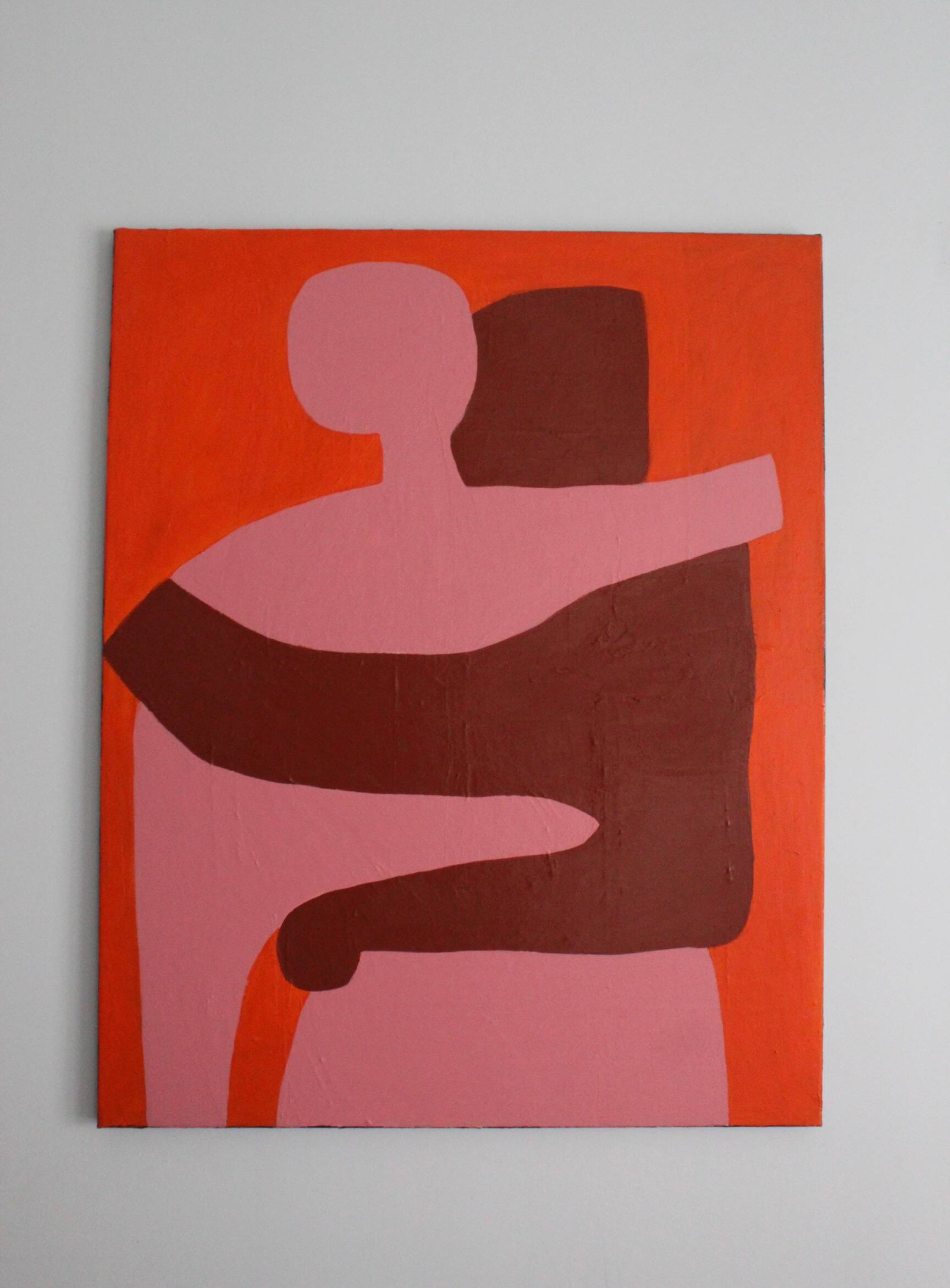 Can I hold you, painting 100x81cm on canvas