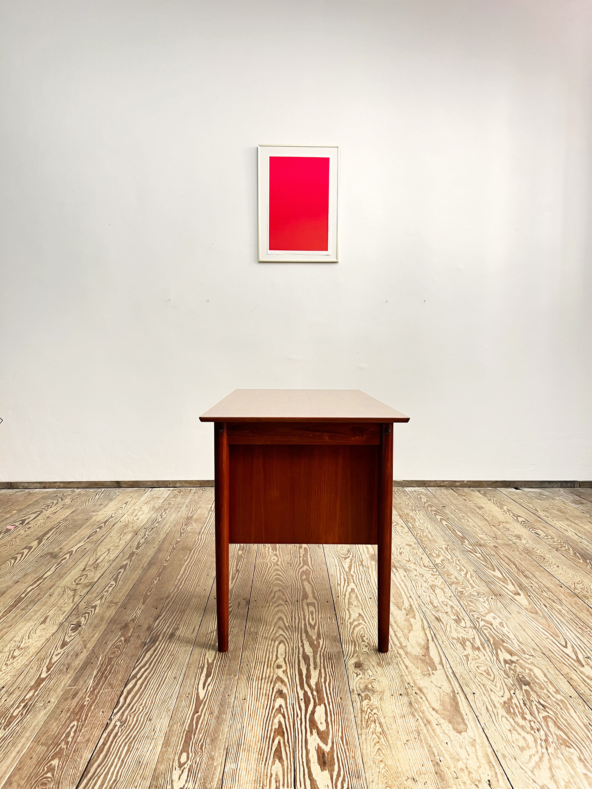 Danish mid-century modern teak writing desk by Arne Vodder, 1960s