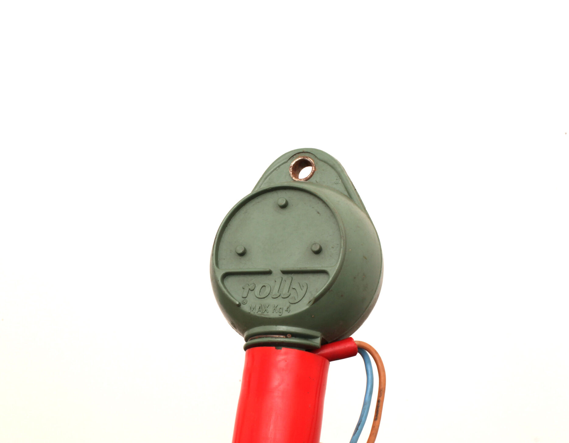 Vintage red Rolly lamp 1970