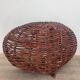 Woven wicker basket, folk art