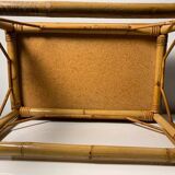 Vintage rattan coffee table / side table – 1960s