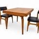 Table scandinave en chêne – 110 × 90 cm