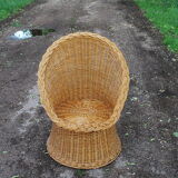Rattan armchair