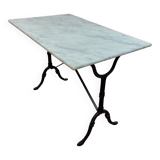 Bistro table with marble top