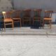 Set de 5 chaises bistrot vintage