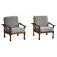 Danois Moderne, Paire de Fauteuils Lounge en Chêne et Laine d'Agneau, Henning Kjærnulf, 1960s