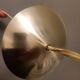 Zebra suspension, globe, Églo lights, vintage 1980s, 90s.