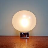 Opal glass ceiling/wall light, design Motoko Ishii, 1970