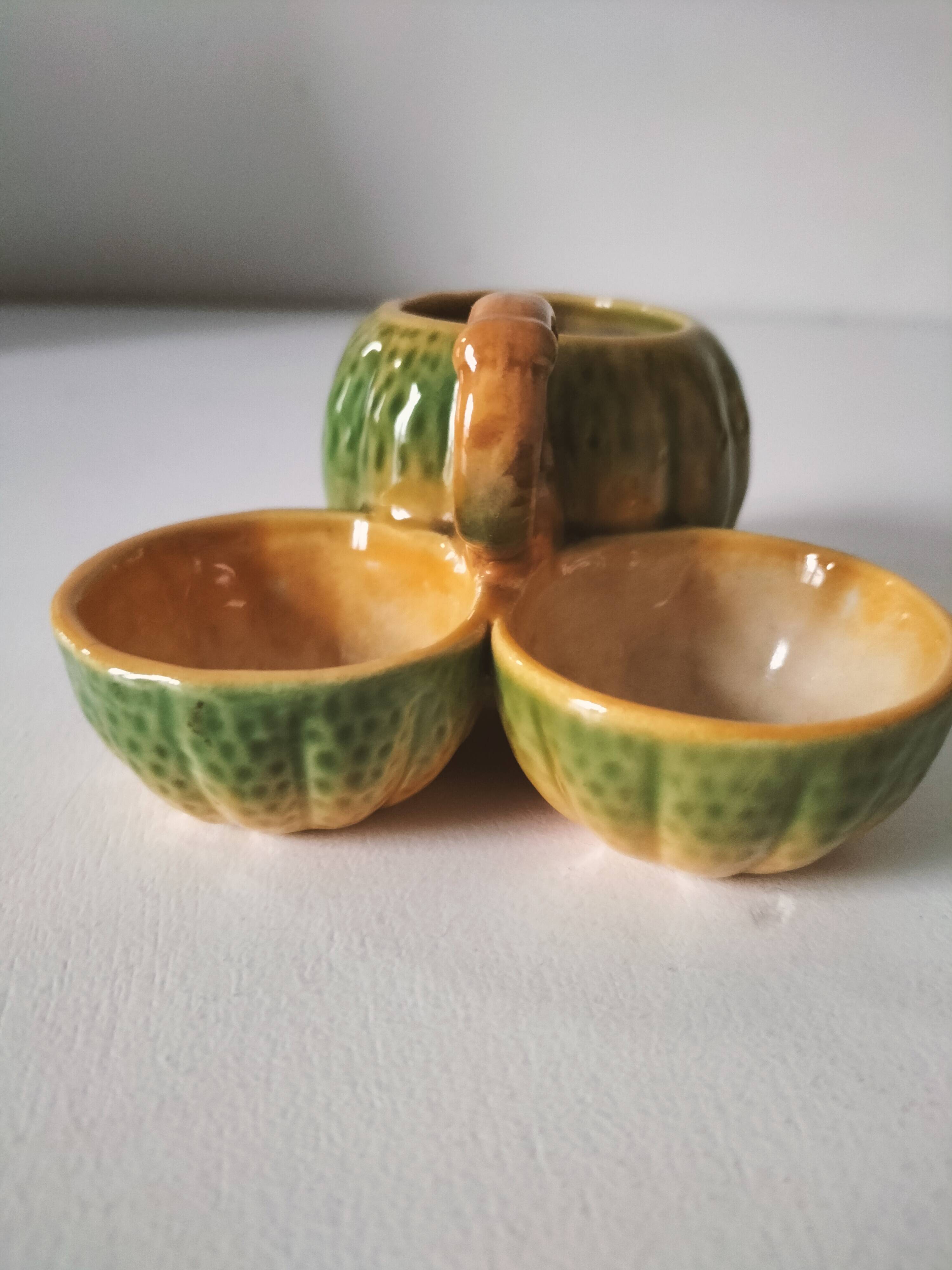 Vintage slipware spice rack