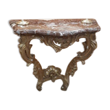 Gilded wooden console XVIIIth