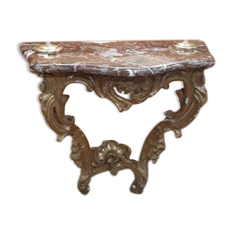 Gilded wooden console XVIIIth