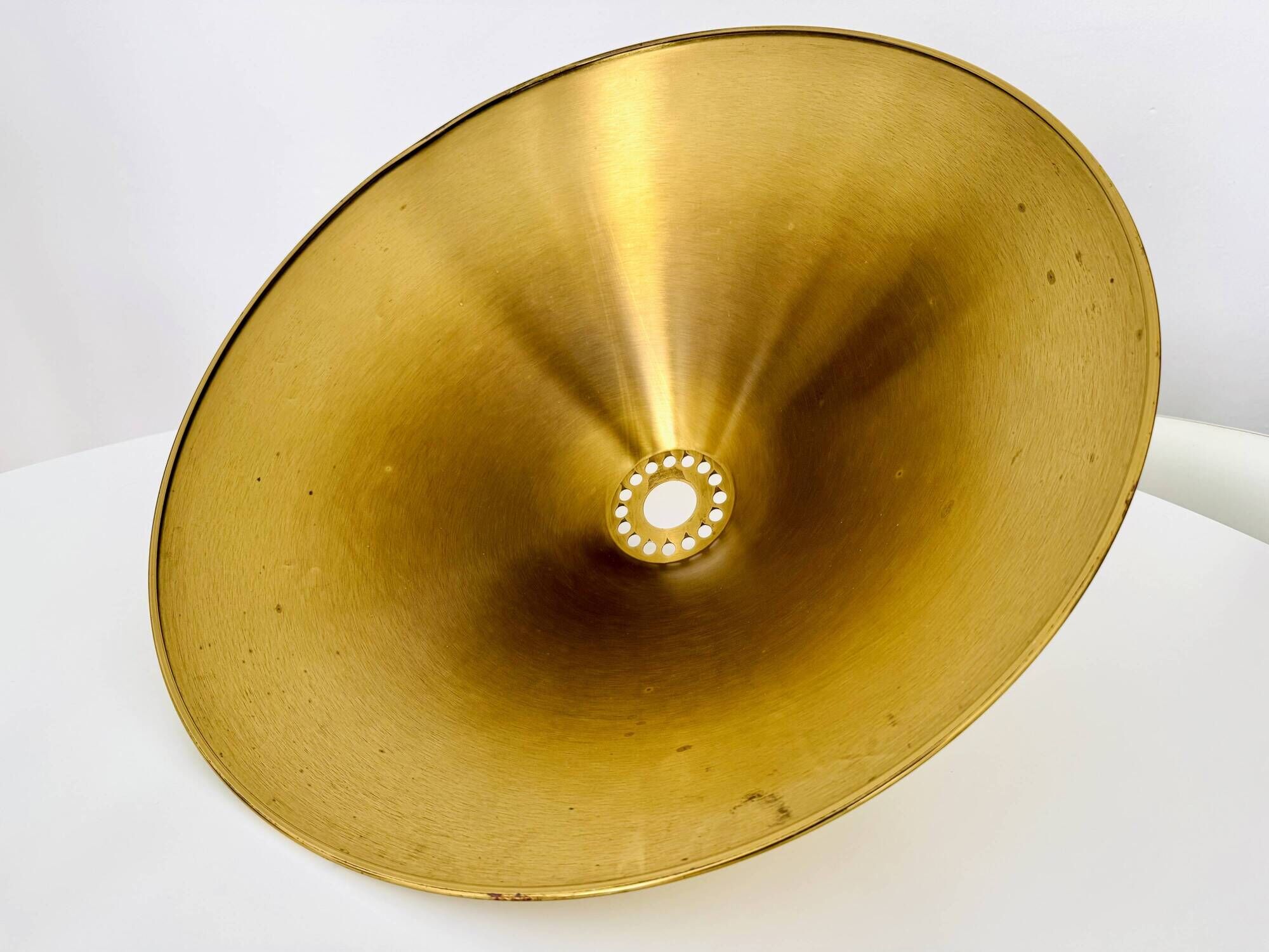 Adjustable Brass Keos Pendant Lamp with Counterweight by Florian Schulz