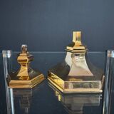 Golden Nagel candlestick from the 1970s.