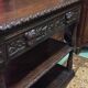 Console Louis XIII en chêne du XIXème siècle