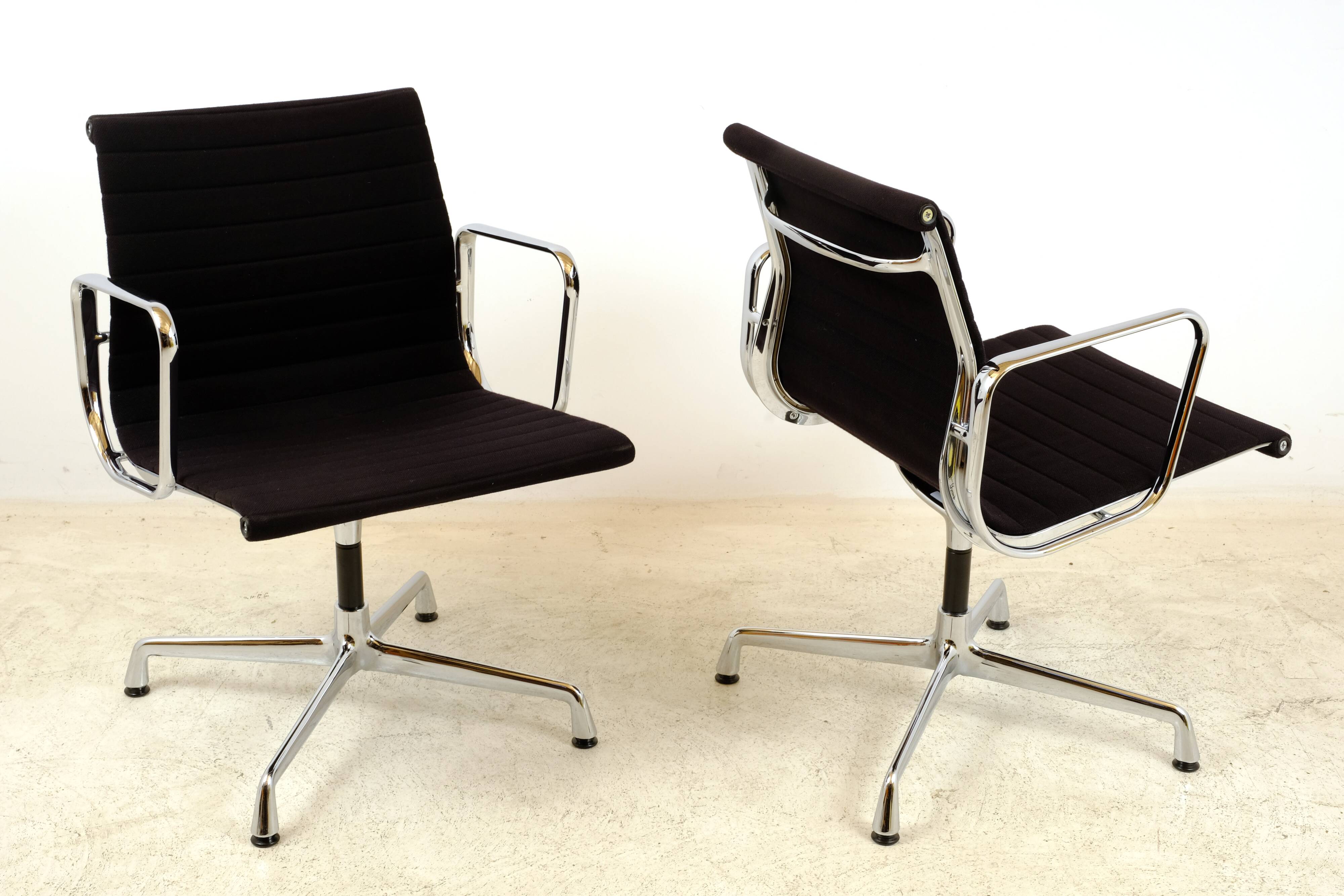 Pair of EA108 Eames armchairs for Vitra