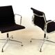 Pair of EA108 Eames armchairs for Vitra