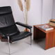 Rosewood and Leather Lotus chair by Rob Perry for 't Spectrum, 1960