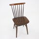 1970s Beech dining chair, Czechoslovakia
