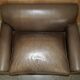 Large leather loveseat by Terence Conran