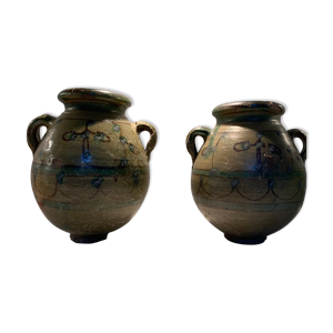 Paire de jarres à oreilles début