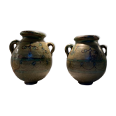 Paire de jarres à oreilles début XX° Afrique du Nord