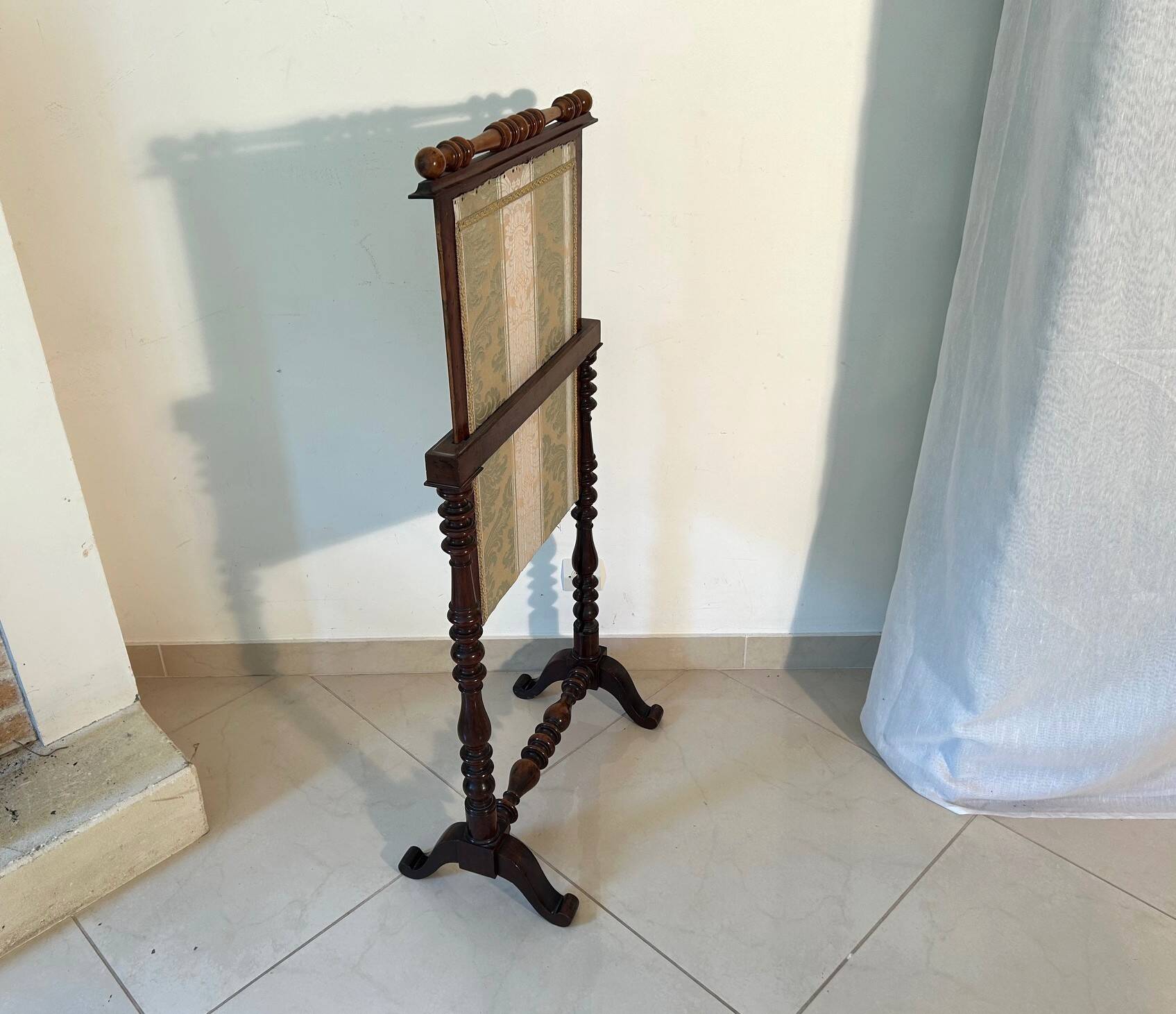 19th-century fireplace screen