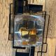 Brutalist wall sconce Murano glass