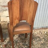 6 chairs art deco