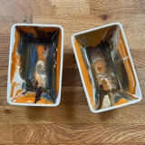 Set of 2 raviers 70s Sarreguemines