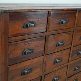 Antique French Pine Apothecary Cabinet, Early 20th Century
