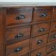 Antique French Pine Apothecary Cabinet, Early 20th Century
