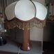 Lampe en verre bullé vintage 