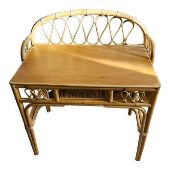 Rattan desk