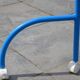 Etagère et patères d'école sur roulettes