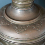 Oriental ewer in brass or copper with handle mid-twentieth