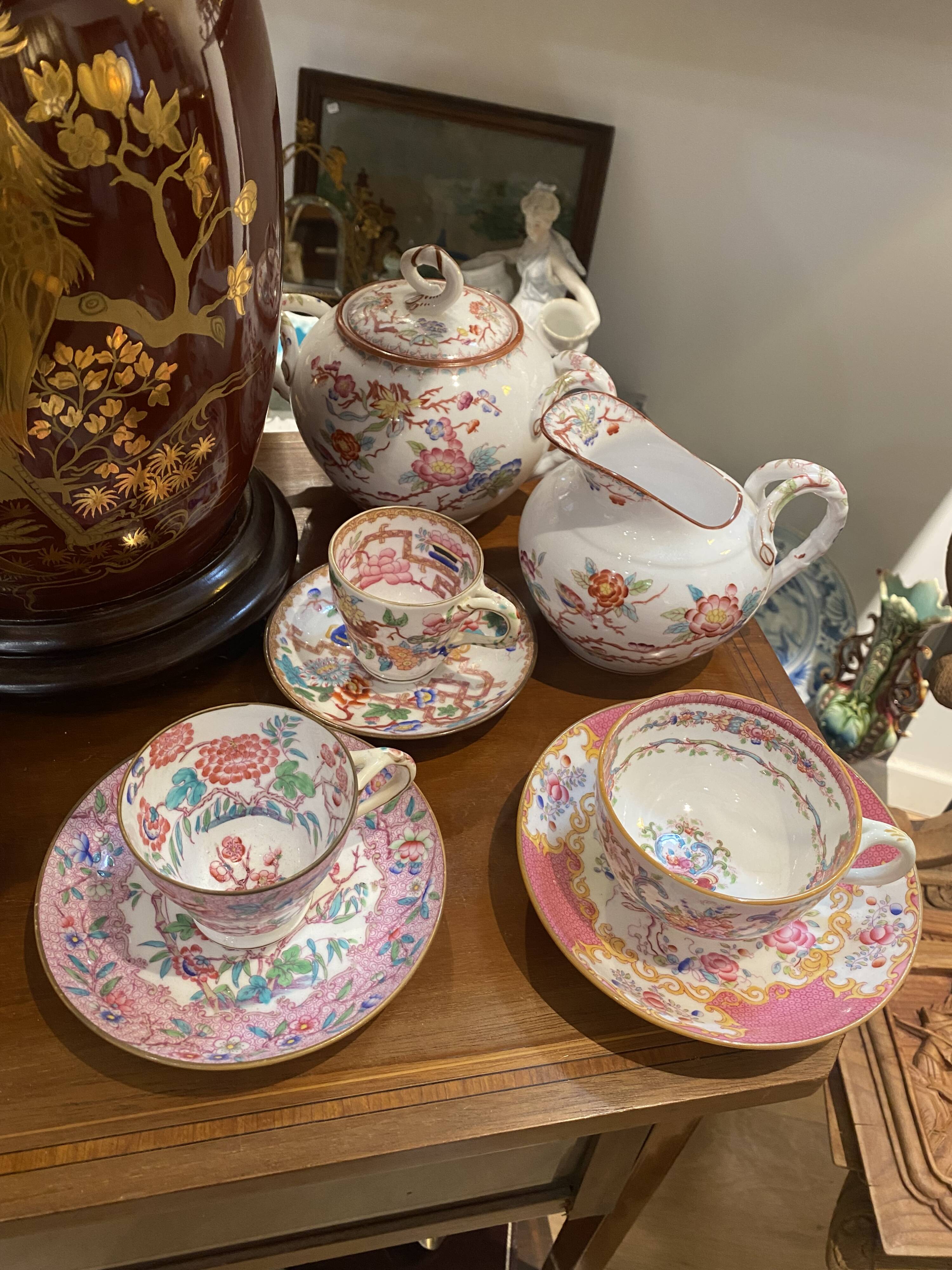 Minton English porcelain sugar bowl