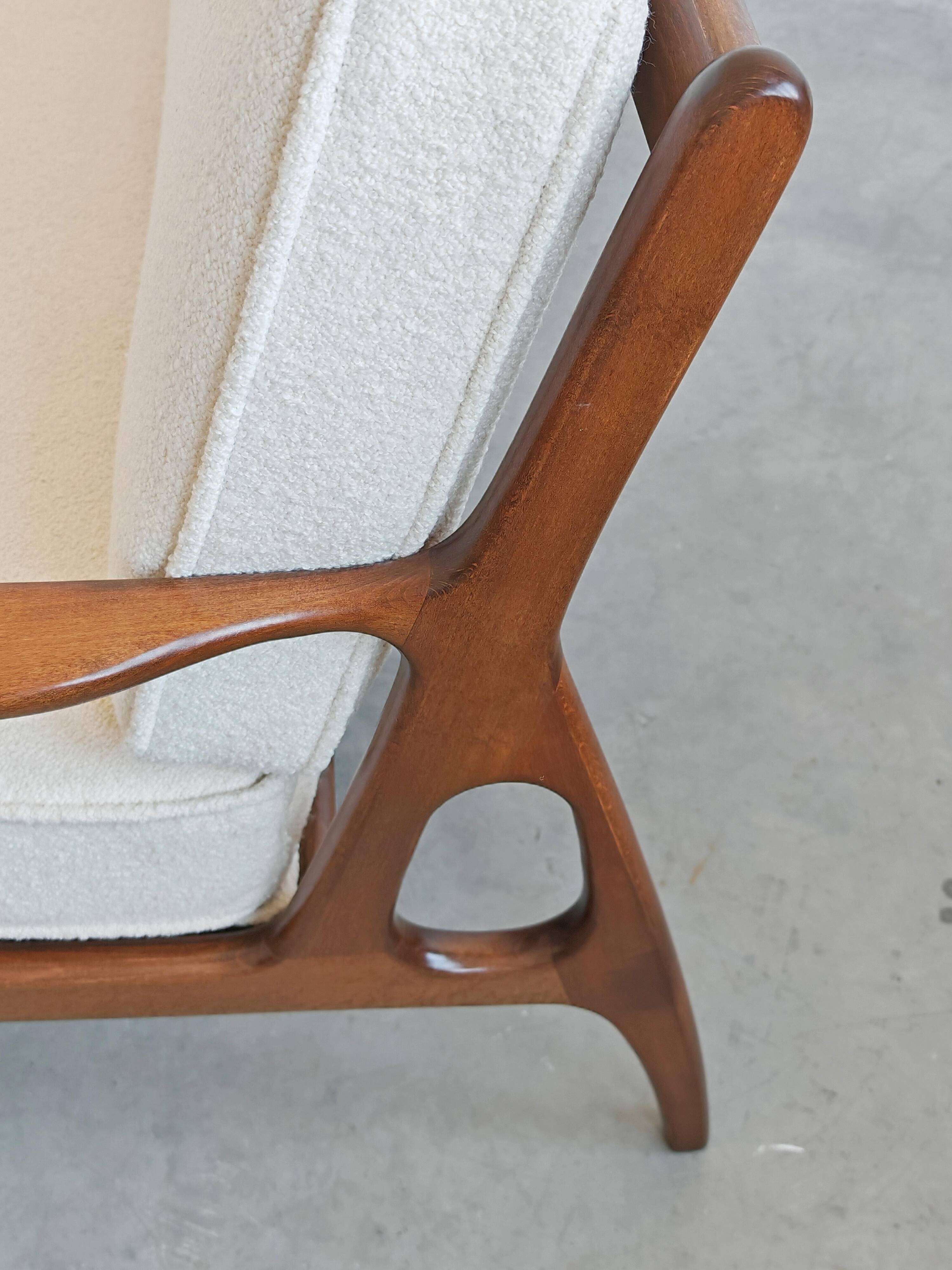 Mid-Century Modern Loveseat attributed to Arne Vodder 1960