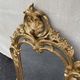 20th century gilded wooden mirror with bezels h120 x l71