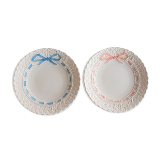 Two plates Salins the bains