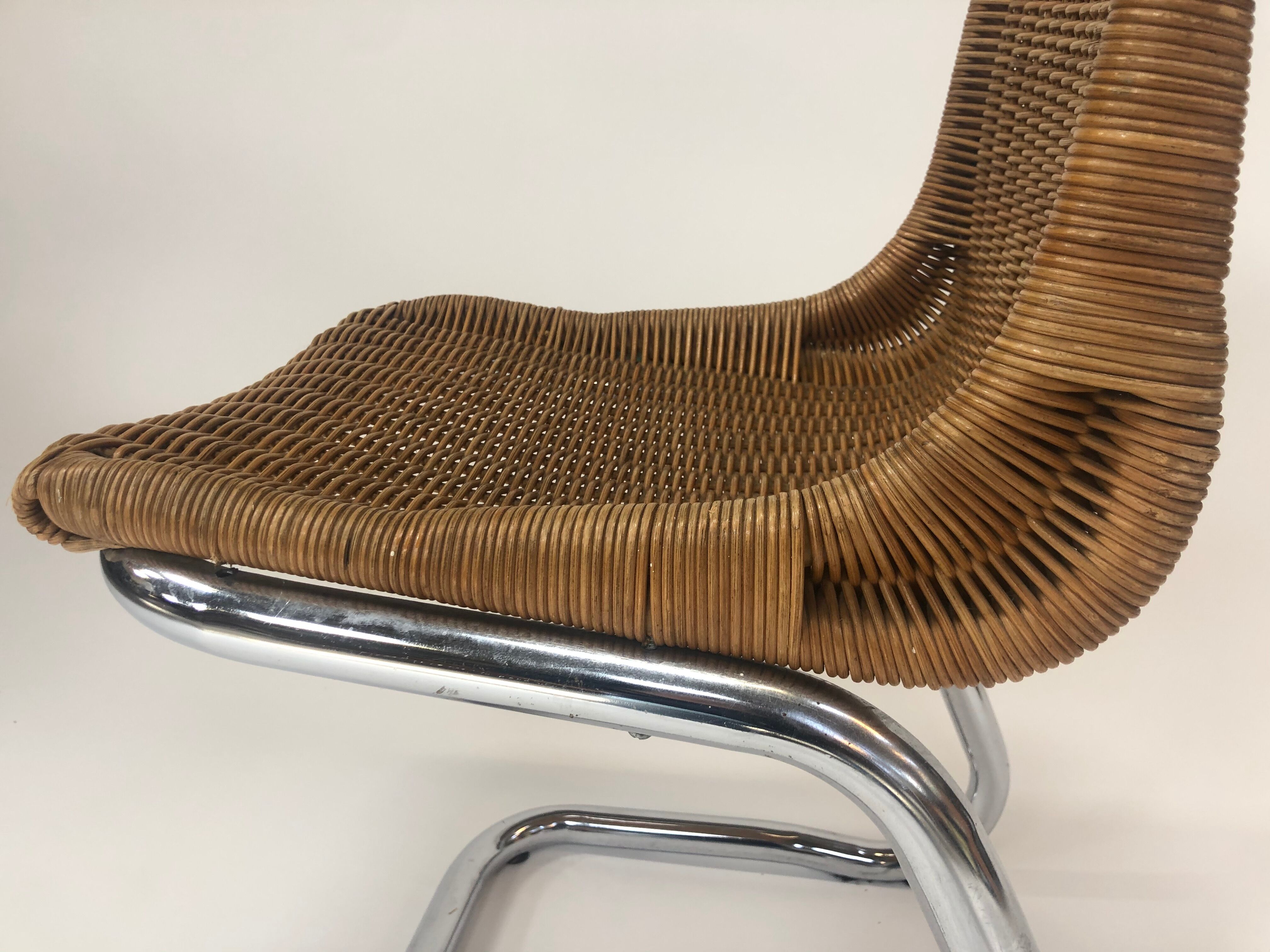 Dirk van Sliedrecht vintage tubular chairs