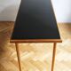 1960's Long Coffee Table with Black Opaxite Glass