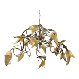 Chandelier and wall lamp Murano