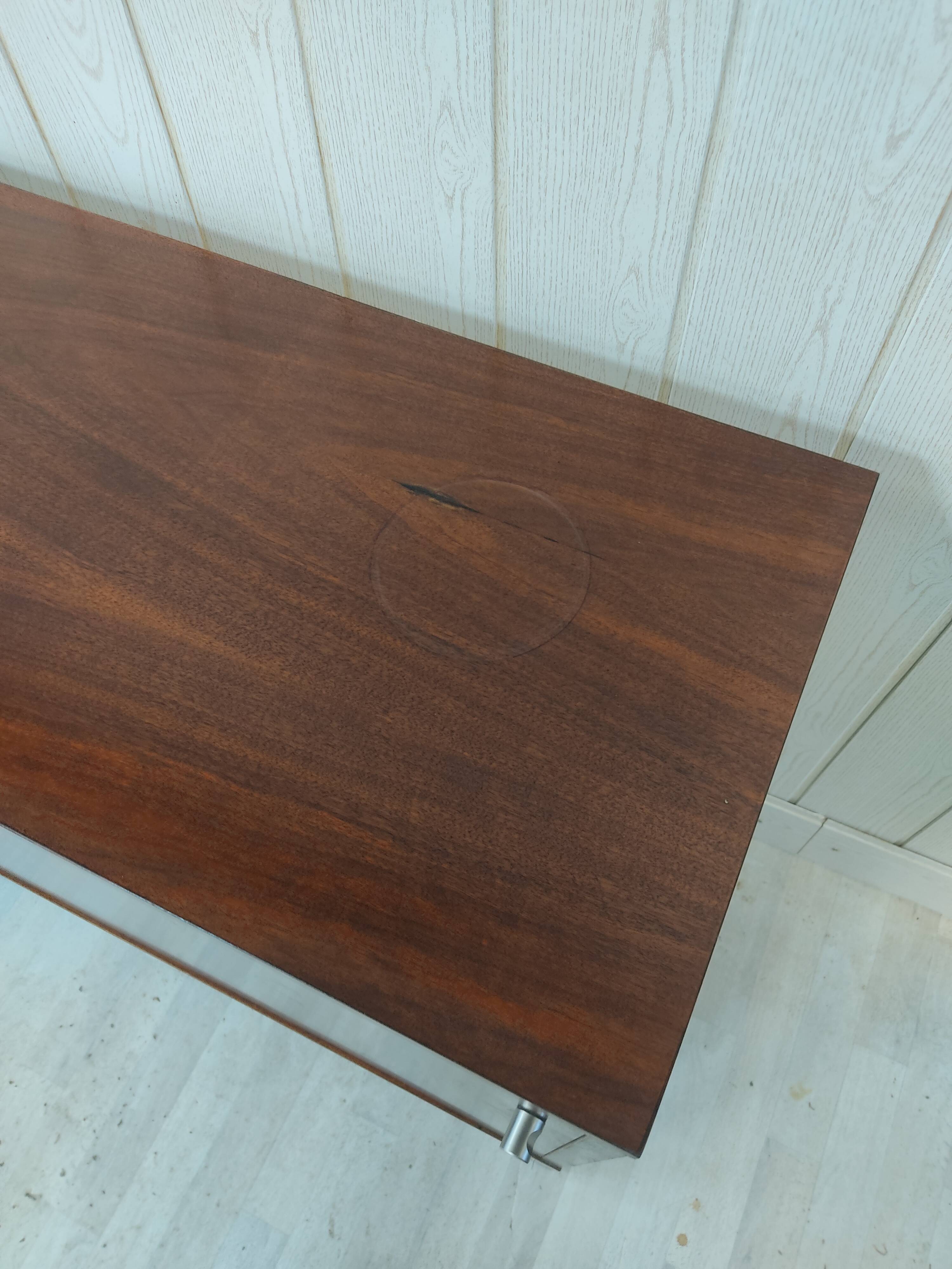 Vintage row walnut sliding doors